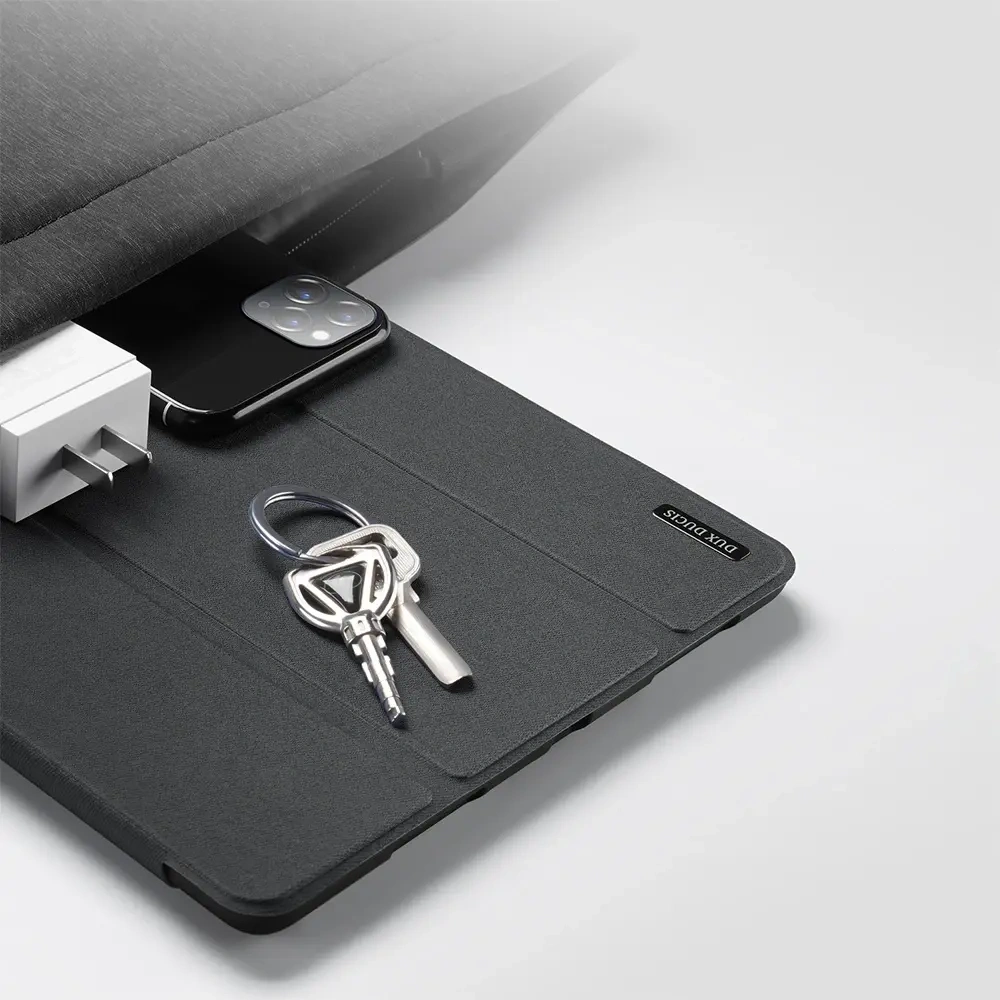Etui Dux Ducis Domo z klapką i smart sleep do Apple iPad Air 11" 2024/2025 / iPad Air 10.9" 2022/2020 czarne
