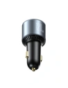 Ładowarka samochodowa Joyroom JR-CCN07 120W 2xUSB-C, USB-A + kabel USB-C 100W ciemnoszara