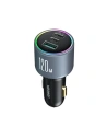 Ładowarka samochodowa Joyroom JR-CCN07 120W 2xUSB-C, USB-A + kabel USB-C 100W ciemnoszara