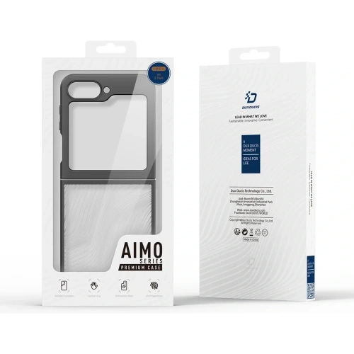 Etui Dux Ducis Aimo do Samsung Galaxy Z Flip 6 czarne