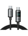 Kabel Joyroom S-A16 Pro Prism Series USB-C / USB-C 100W z wyświetlaczem 1.2m czarny