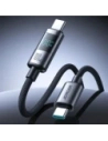 Kabel Joyroom S-A16 Pro Prism Series USB-C / USB-C 100W z wyświetlaczem 1.2m czarny