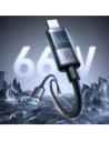 Kabel Joyroom S-A16 Pro Prism Series USB-A / USB-C 66W z wyświetlaczem 1.2m czarny