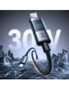Kabel Joyroom S-A16 Pro Prism Series USB-C / Lightning 30W z wyświetlaczem 1.2m czarny