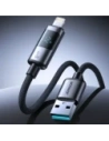 Kabel Joyroom S-A16 Pro Prism Series USB-A / Lightning 3A z wyświetlaczem 1.2m czarny