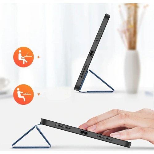 Etui Dux Ducis Domo z klapką i smart sleep do Xiaomi Pad 6 / 6 Pro niebieskie