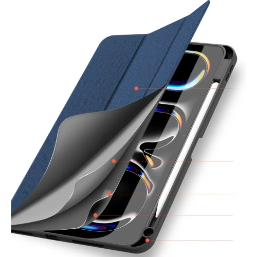 Etui Dux Ducis Domo z klapką i smart sleep do Xiaomi Pad 6 / 6 Pro niebieskie