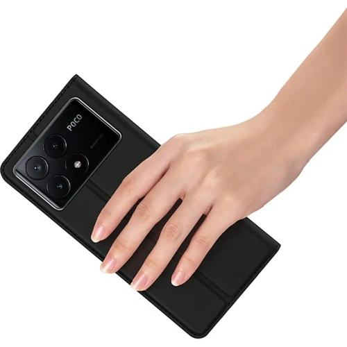 Etui z klapką Dux Ducis Skin Pro do Xiaomi Poco X6 Pro 5G / Redmi K70E czarne