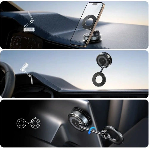 Uchwyt samochodowy na kokpit Joyroom JR-ZS501 magnetyczny ciemnoszary