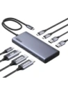 HUB UGREEN CM639 USB-C / 2xHDMI 4K60Hz, DisplayPort, 2xUSB-A, 2xUSB-C 3.2 10Gbps, USB-C PD 100W