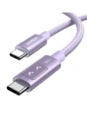 Kabel UGREEN Uno L509 USB-C / USB-C 100W 2m fioletowy
