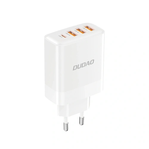 Ładowarka sieciowa Dudao A5HEU 3xUSB-A, USB-C PD 20W biała