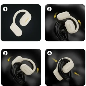 Căști OWS Dudao U4A Bluetooth 5.3 IPX5 albă