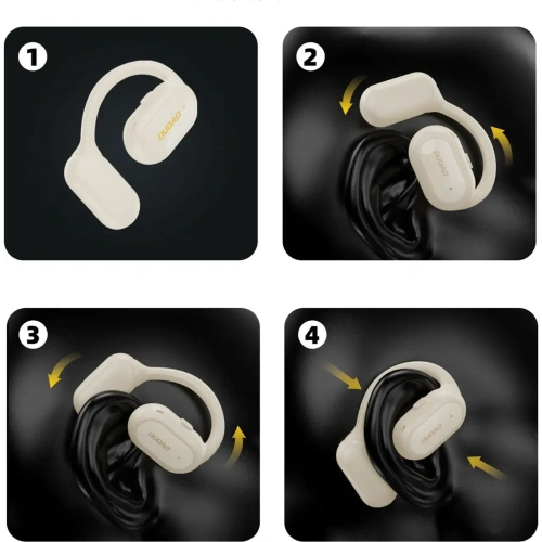 Słuchawka OWS Dudao U4A Bluetooth 5.3 IPX5 biała