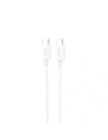 Kabel Dudao L4C USB-C / USB-C 30W 1.2m biały