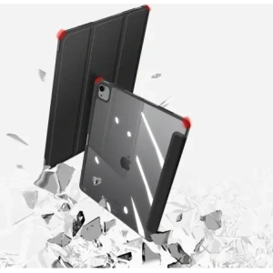 Etui Dux Ducis Toby cu clapetă și suport pentru Apple iPad Air 13" 2024 / 13" 2025 / iPad Pro 12.9 2020/2021/2022 negru