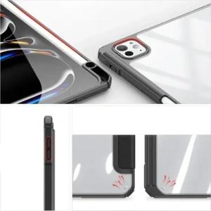 Etui Dux Ducis Toby cu clapetă și suport pentru Apple iPad Pro 11" 2024 negru