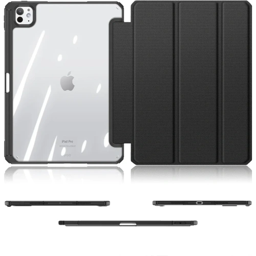 Etui Dux Ducis Toby z klapką i podstawką do Apple iPad Pro 11" 2024 czarne