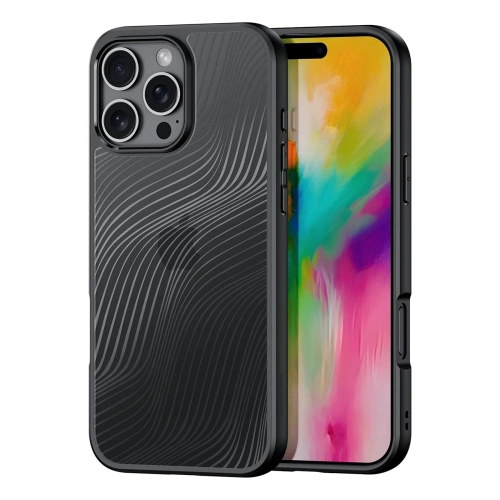 Etui Dux Ducis Aimo do Apple iPhone 16 Pro czarne