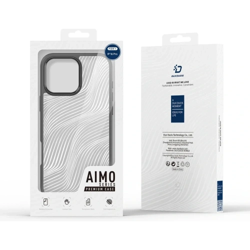 Etui Dux Ducis Aimo do Apple iPhone 16 Pro czarne
