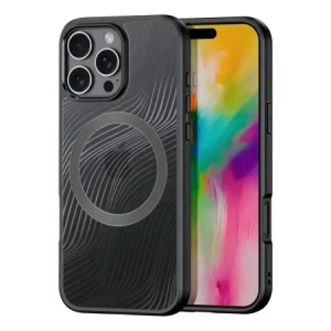 Etui Dux Ducis Aimo Mag pentru Apple iPhone 16 Pro negru