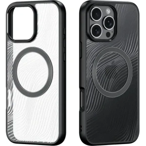 Etui Dux Ducis Aimo Mag pentru Apple iPhone 16 Pro negru
