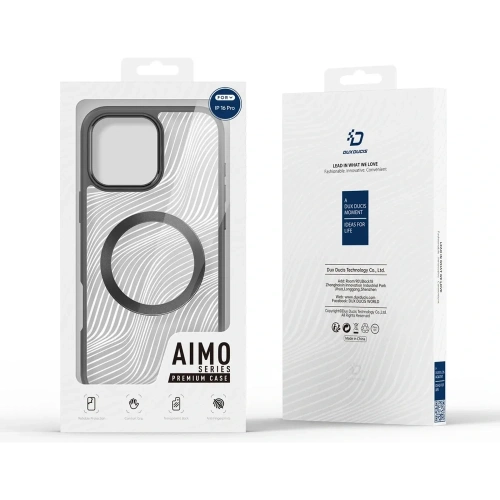 Etui Dux Ducis Aimo Mag do Apple iPhone 16 Pro czarne