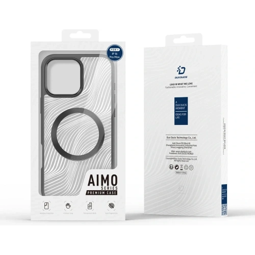 Etui Dux Ducis Aimo Mag do Apple iPhone 16 Pro Max czarne