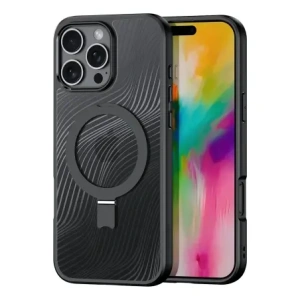 Etui Dux Ducis Aimo Mag pentru Apple iPhone 16 Pro negru