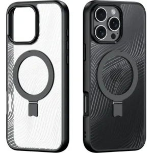 Etui Dux Ducis Aimo Mag pentru Apple iPhone 16 Pro negru