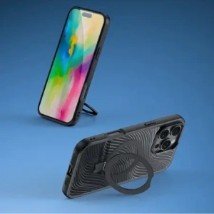 Etui Dux Ducis Aimo Mag pentru Apple iPhone 16 Pro Max negru