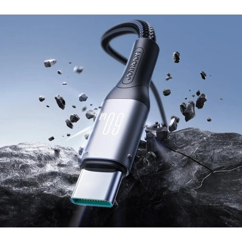 Kabel Joyroom S-A28 Flash Series USB-C / USB-C 60W 2m czarny