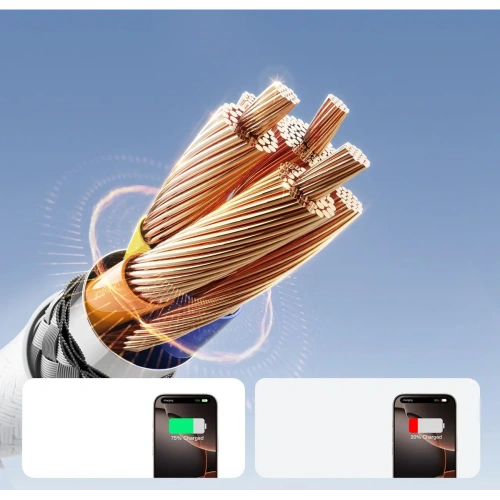 Kabel Joyroom S-A28 Flash Series USB-C / USB-C 60W 2m biały