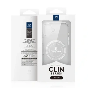 Etui Dux Ducis Clin Mag do Apple iPhone 16 przezroczyste