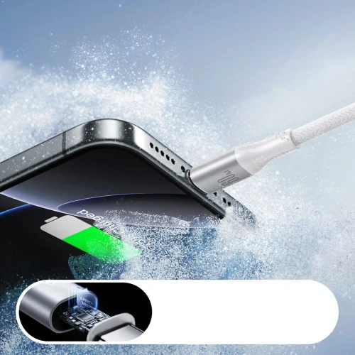 Kabel Joyroom S-A28 Flash Series USB-C / USB-C 60W 2m biały