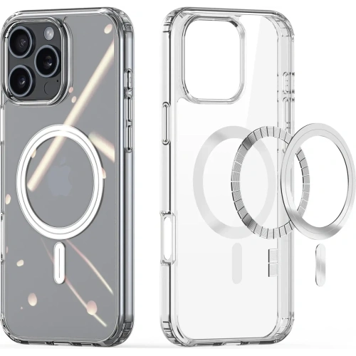 Etui Dux Ducis Clin Mag do Apple iPhone 16 Pro przezroczyste