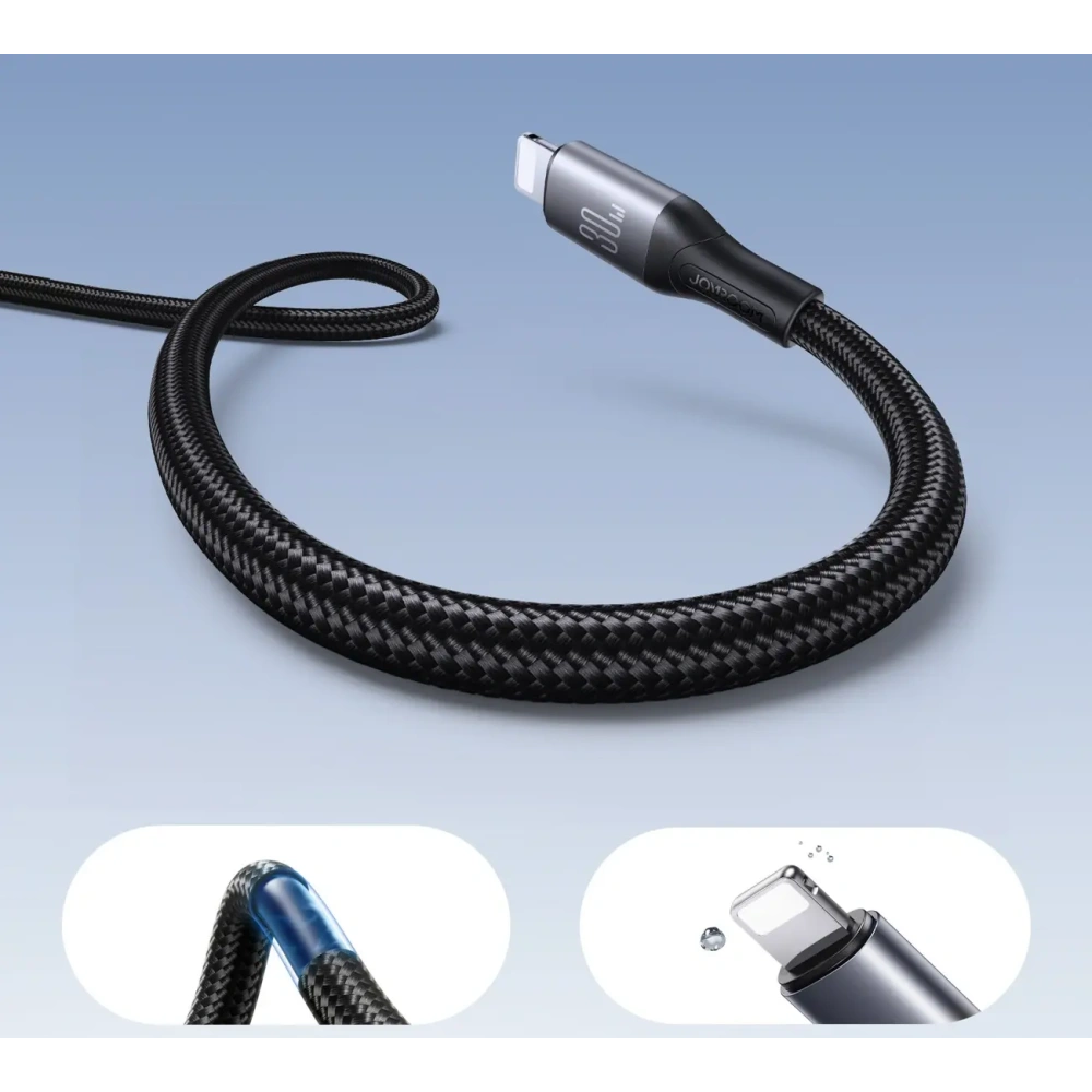 Kabel Joyroom S-A28 Flash Series USB-C / Lightning 30W 2m czarny