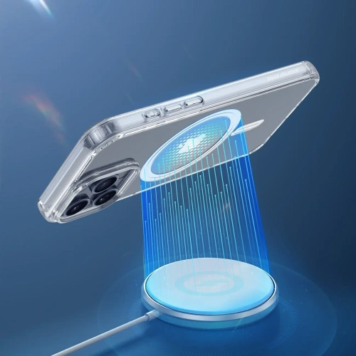Etui Dux Ducis Clin Mag do Apple iPhone 16 Pro przezroczyste