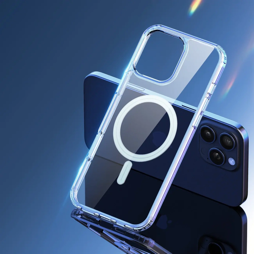 Etui Dux Ducis Clin Mag do Apple iPhone 16 Pro przezroczyste