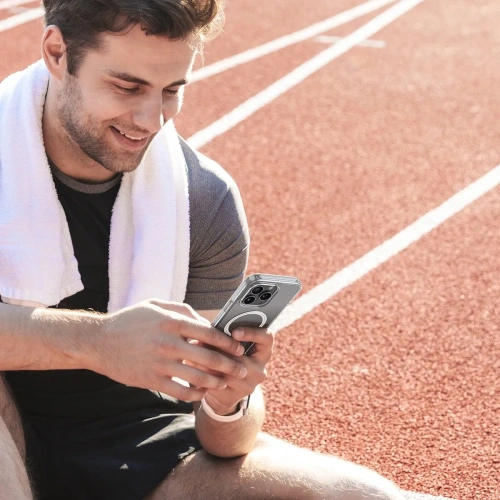 Etui Dux Ducis Clin Mag do Apple iPhone 16 Pro przezroczyste