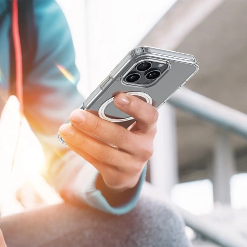 Etui Dux Ducis Clin Mag do Apple iPhone 16 Pro przezroczyste