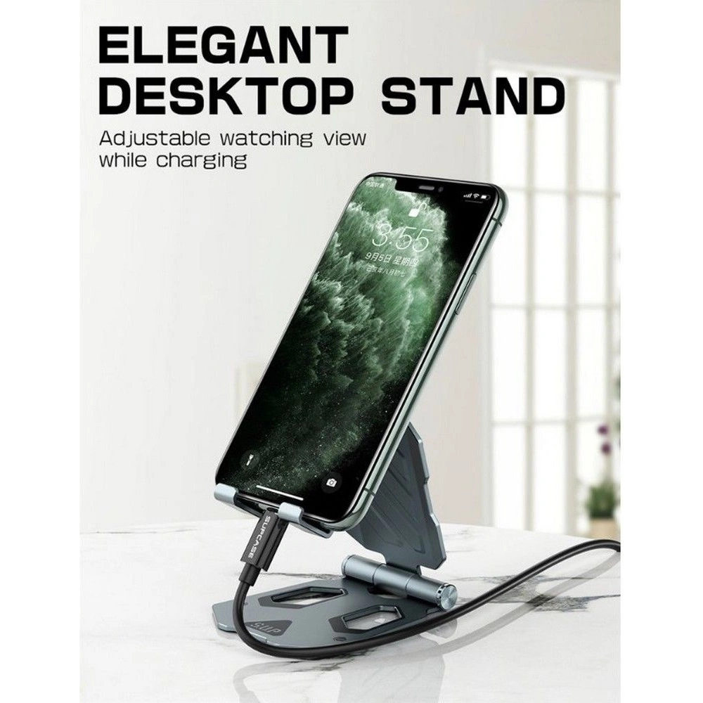 Hurtownia GSM - Uniwersalny stojak na biurko Supcase Universal Stand Holder Smartphone & Tablet Black - SPC119BLK - {ean13} - Hurt