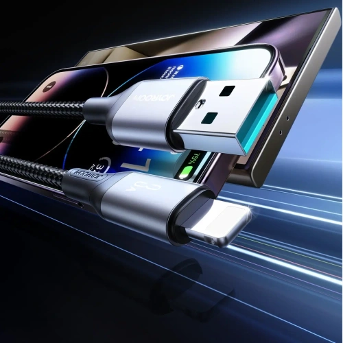 Kabel Joyroom S-A28 Flash Series USB-A / Lightning 3A 2m czarny