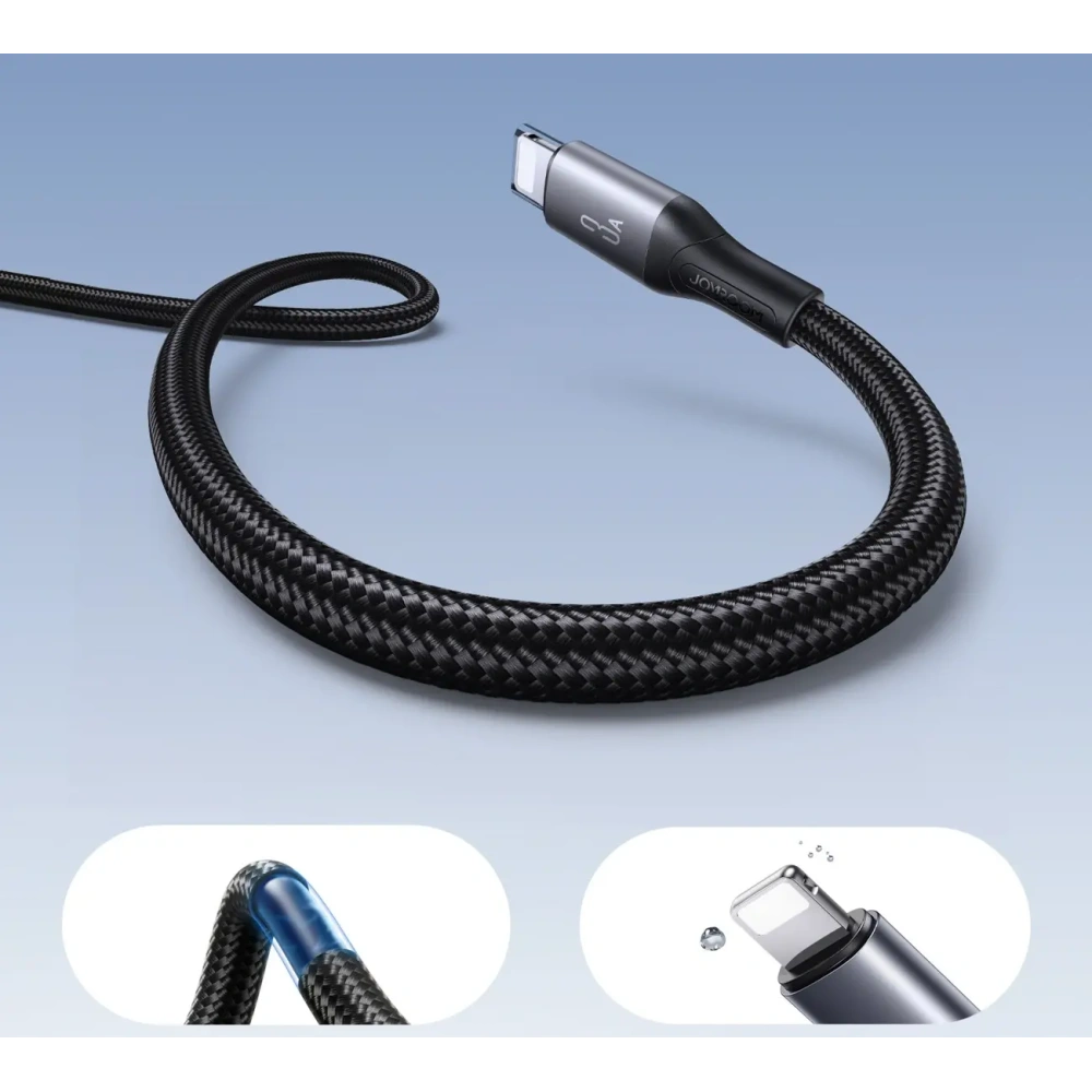 Kabel Joyroom S-A28 Flash Series USB-A / Lightning 3A 2m czarny