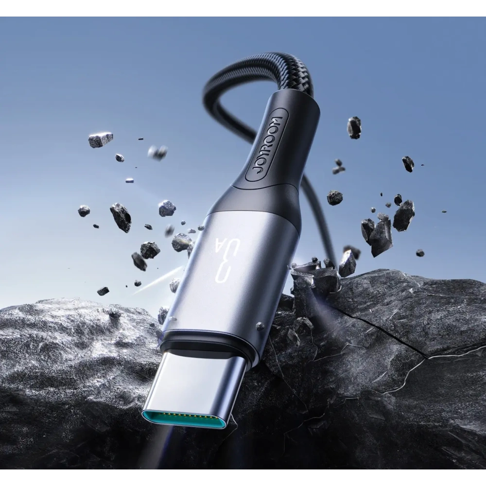 Kabel Joyroom S-A28 Flash Series USB-A / USB-C 3A 2m czarny