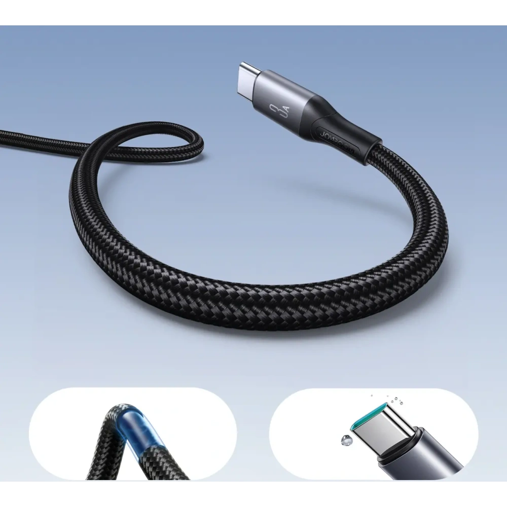 Kabel Joyroom S-A28 Flash Series USB-A / USB-C 3A 2m czarny