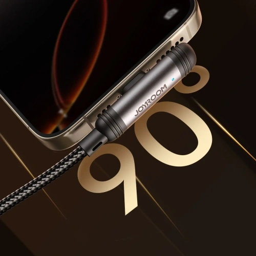 Kabel Joyroom S-A56 EnjoyX Series 90° USB-C / Lightning 30W 1.2m czarny