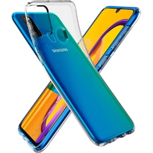 Wholesale Spigen Liquid Crystal Samsung Galaxy M21 Crystal Clear - SPN1186CL - {ean13} - Hurt