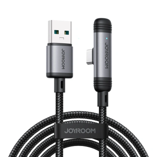 Kabel Joyroom S-A56 EnjoyX Series 90° USB-A / USB-C 3A 1.2m czarny