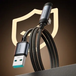 Kabel Joyroom S-A56 EnjoyX Series 90° USB-A / USB-C 3A 1.2m czarny
